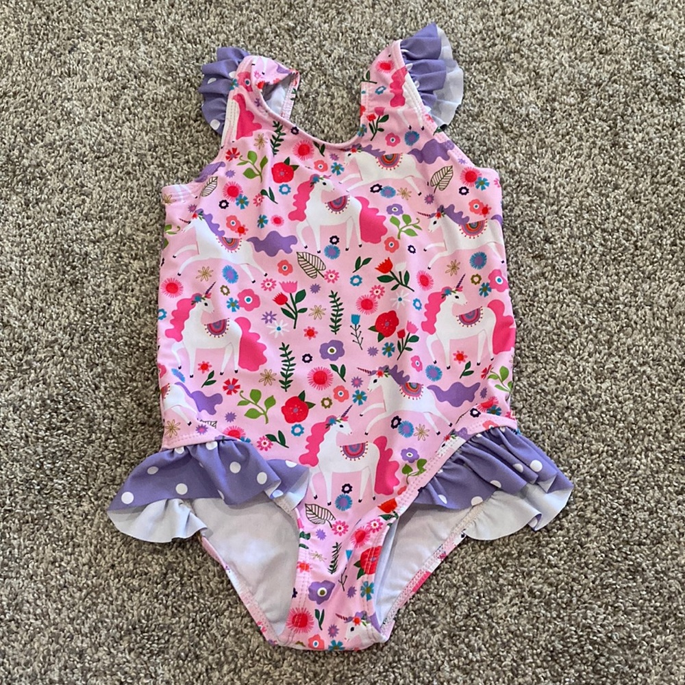 Millie Loves Lily Frolicking Unicorn one piece swimsuit
